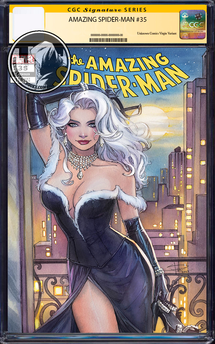 AMAZING SPIDER-MAN #35 UNKNOWN COMICS SABINE RICH EXCLUSIVE VAR CGC 9.6+ YELLOW LABEL (05/29/2024)