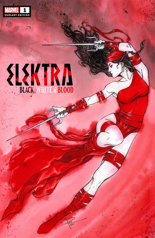 ELEKTRA BLACK WHITE BLOOD #1 (OF 4) UNKNOWN COMICS SABINE RICH EXCLUSIVE VAR (12/29/2021)