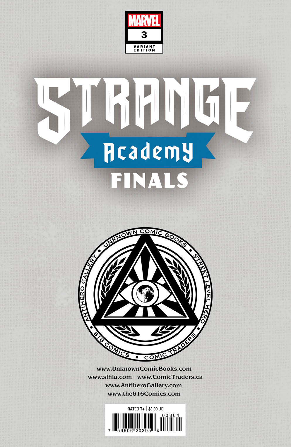 STRANGE ACADEMY: FINALS #3 UNKNOWN COMICS SABINE RICH EXCLUSIVE VAR (12/28/2022)