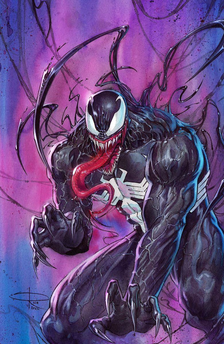 [SIGNED] VENOM #9 UNKNOWN COMICS SABINE RICH EXCLUSIVE VIRGIN VAR (11/29/2023)